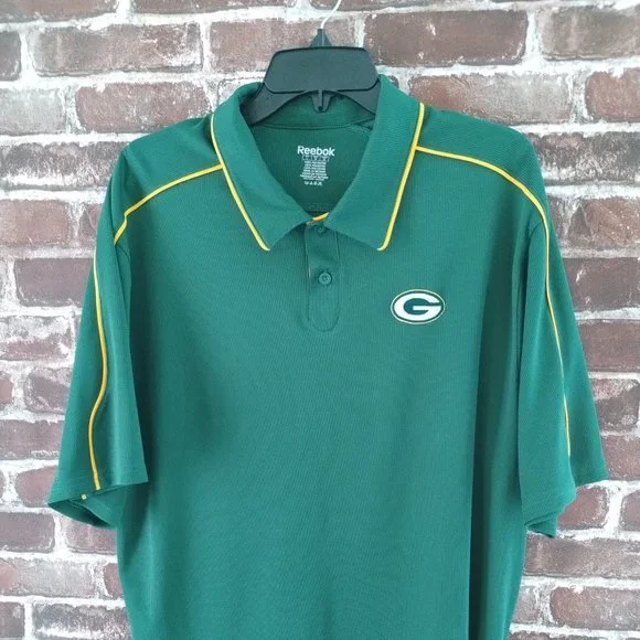 Large     Reebok / Green Bay Packers / Polo - Picture 4 of 7